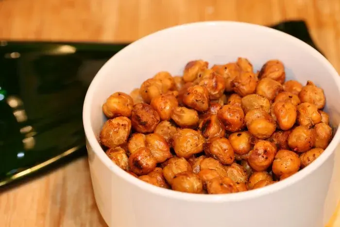 Garbanzos crispy al curry