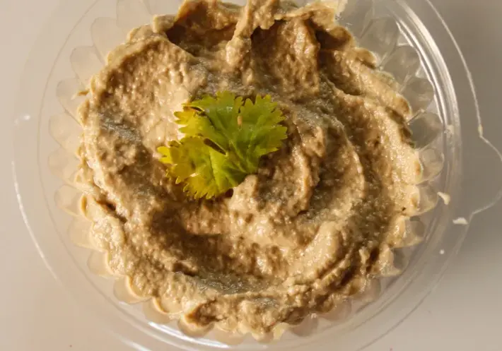 Paté de berenjena y perejil
