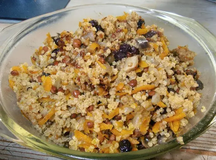 Snack de champiñones y tofu