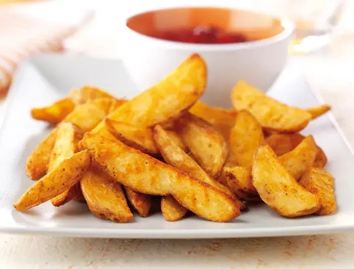 Snack de batata al horno con romero