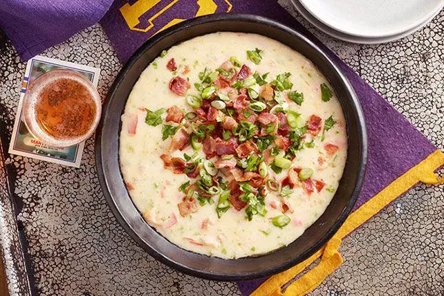 Dip de queso y tocino