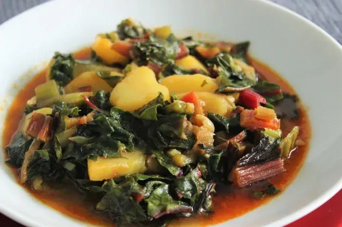 Acelgas  con pimentón y canela