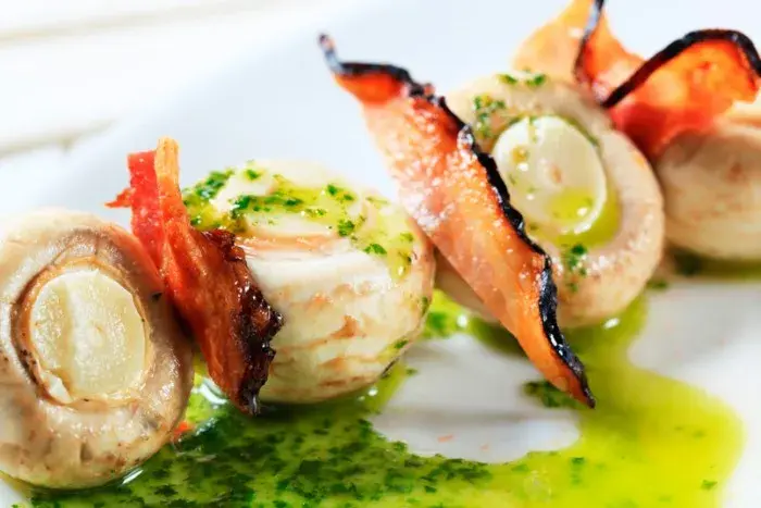 Brochetas de champiñon