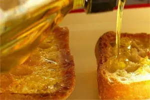 Bruschetta aceite