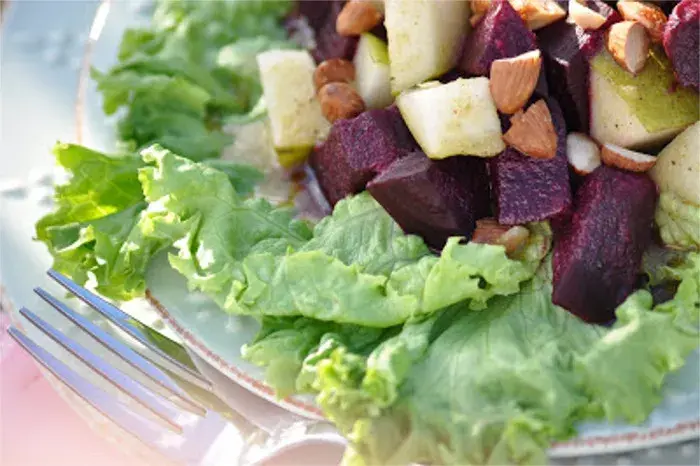 Ensalada de remolacha y peras