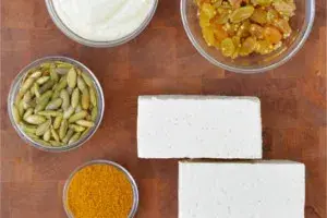 Tofu preparación