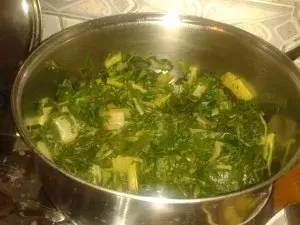 Mixto de acelgas con papas