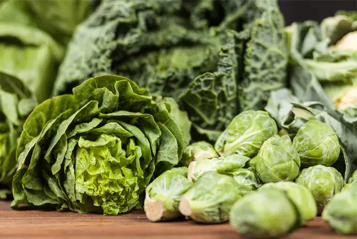 verduras de hoja verde