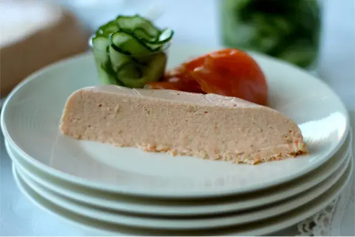 Mousse de salmón ahumado con queso crema