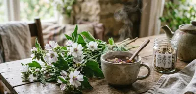 Té de altea, la mejor infusión para el dolor de garganta