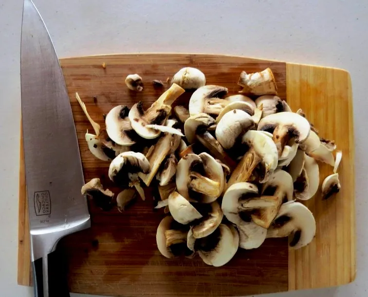 Pastel de pollo y plátano