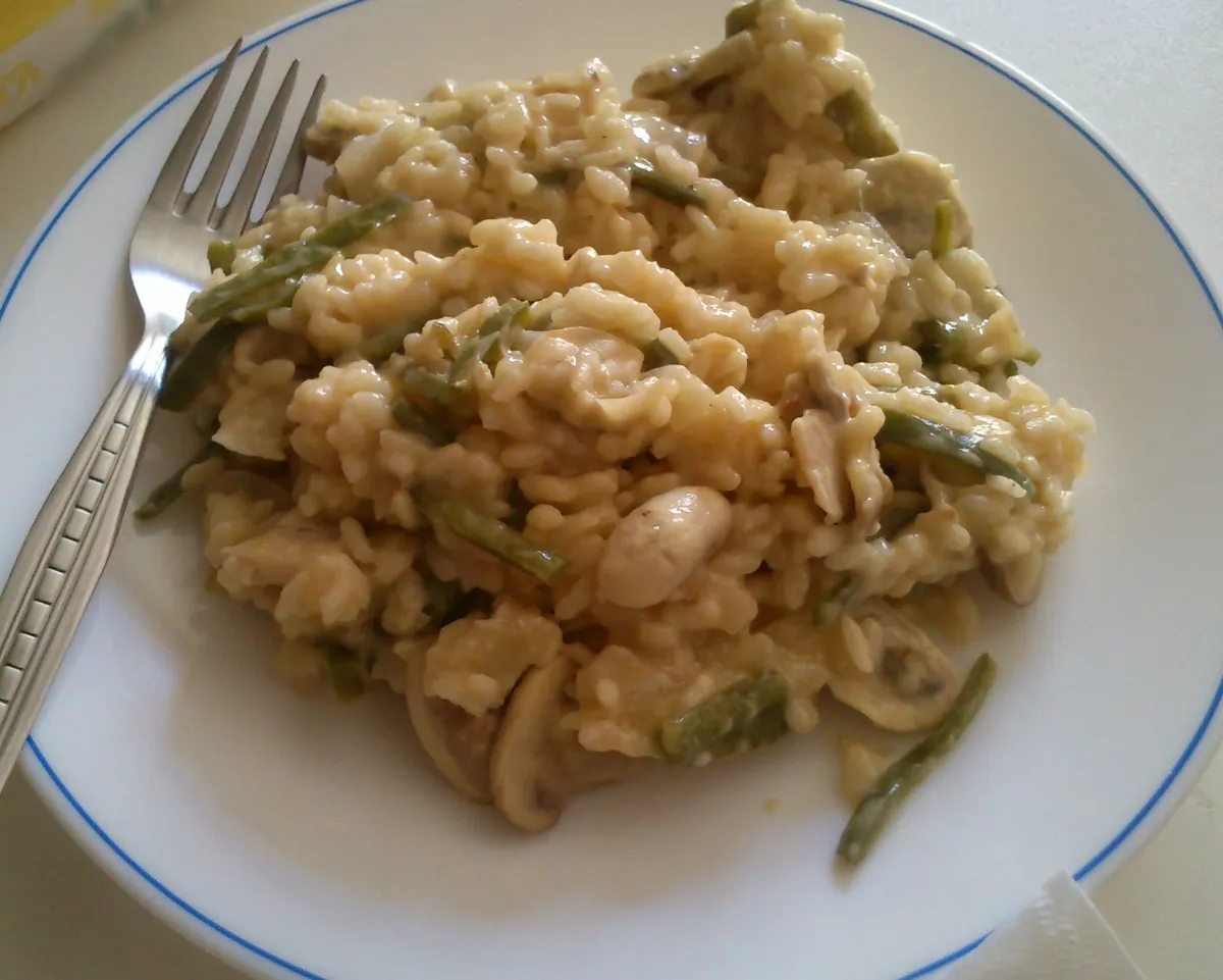 Risotto con Hongos frescos