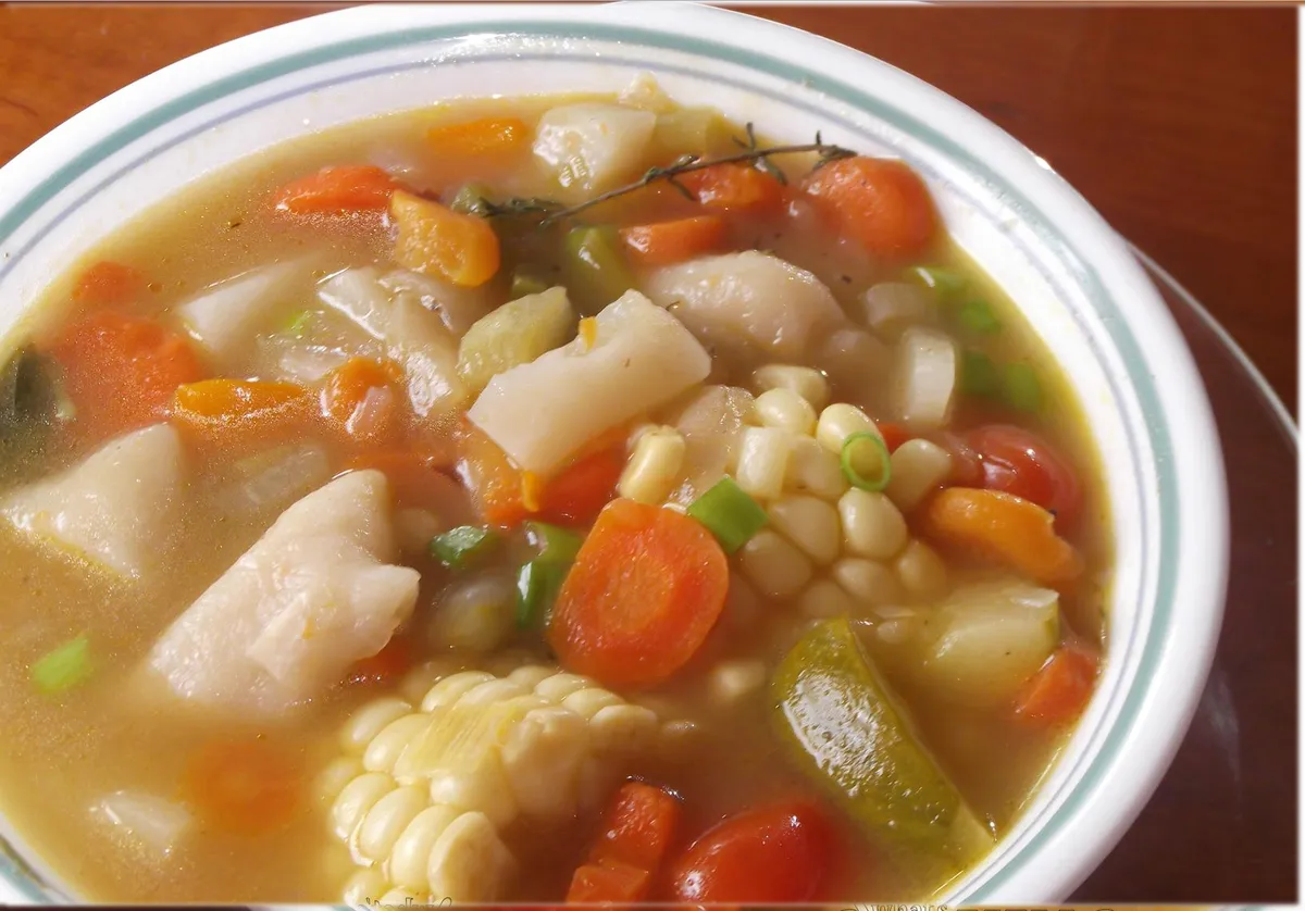 Sopa de Verduras con caldo proteico