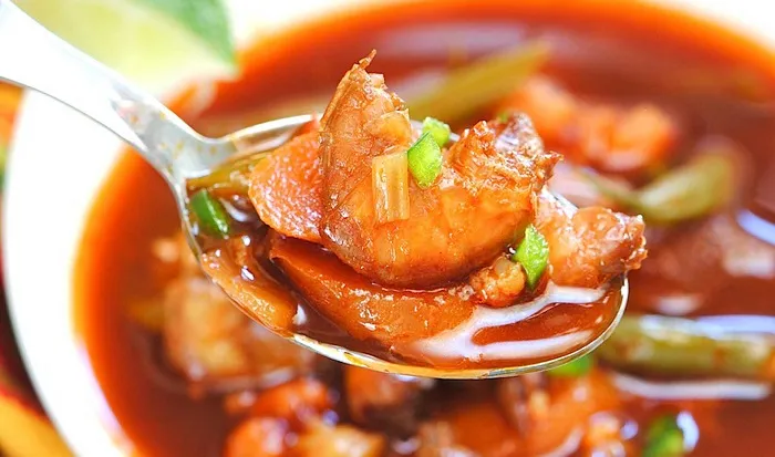 Sopa de camarones