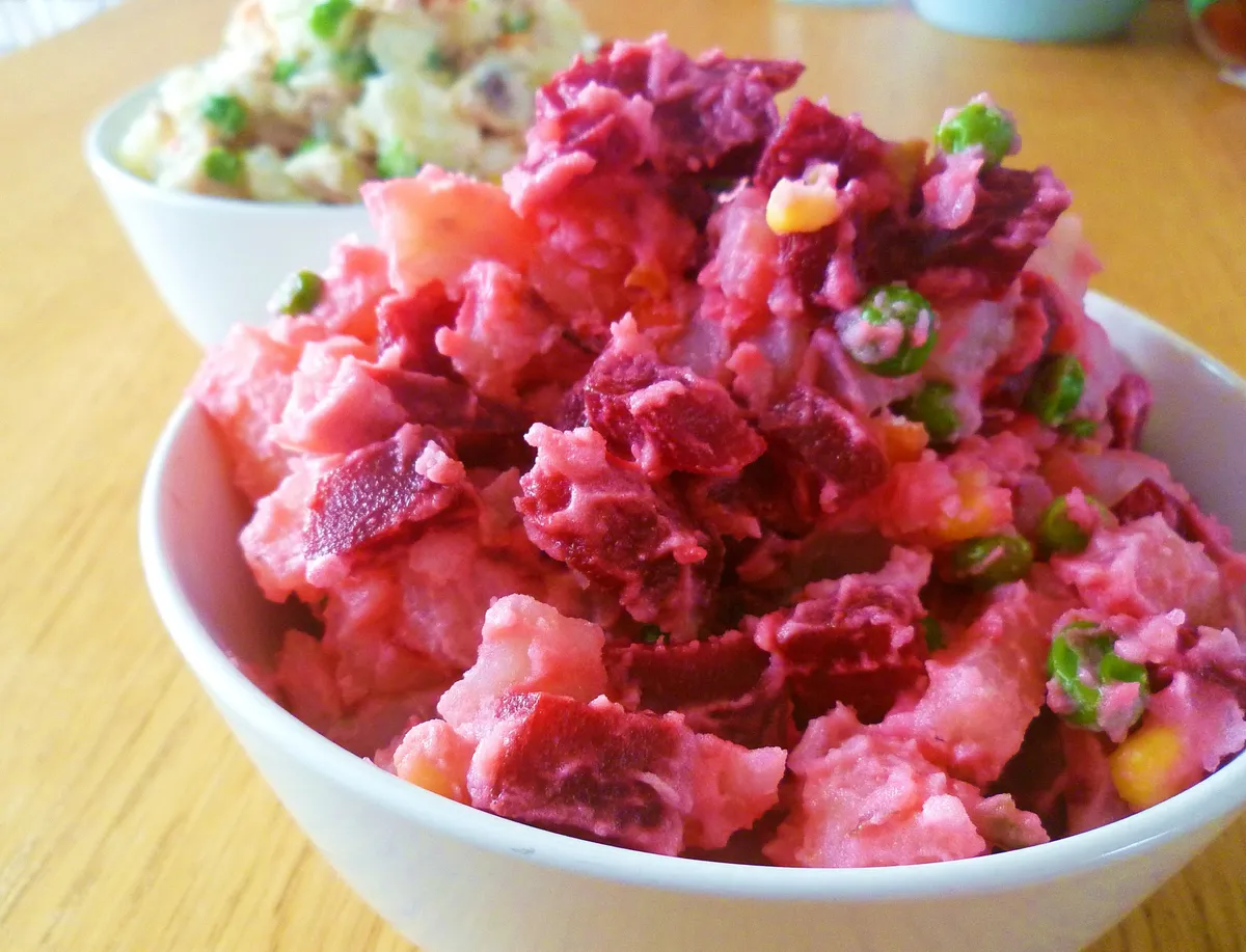 Ensaladita rusa tricolor