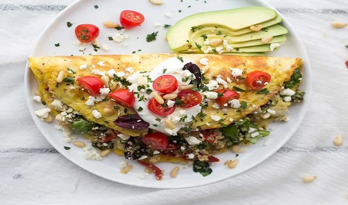 Omelet de tomate y ajos