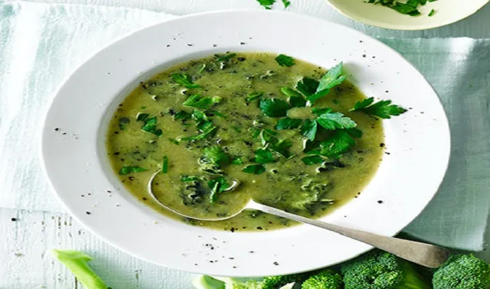 Crema verde de vegetales