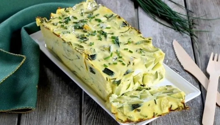 Flan de calabacín y especias