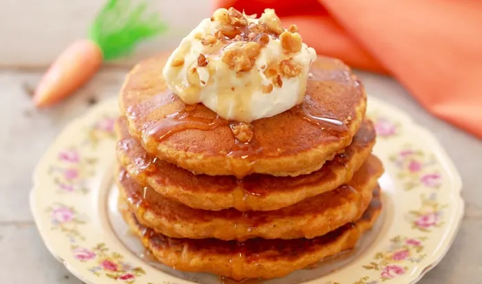 Panquecas de zanahoria