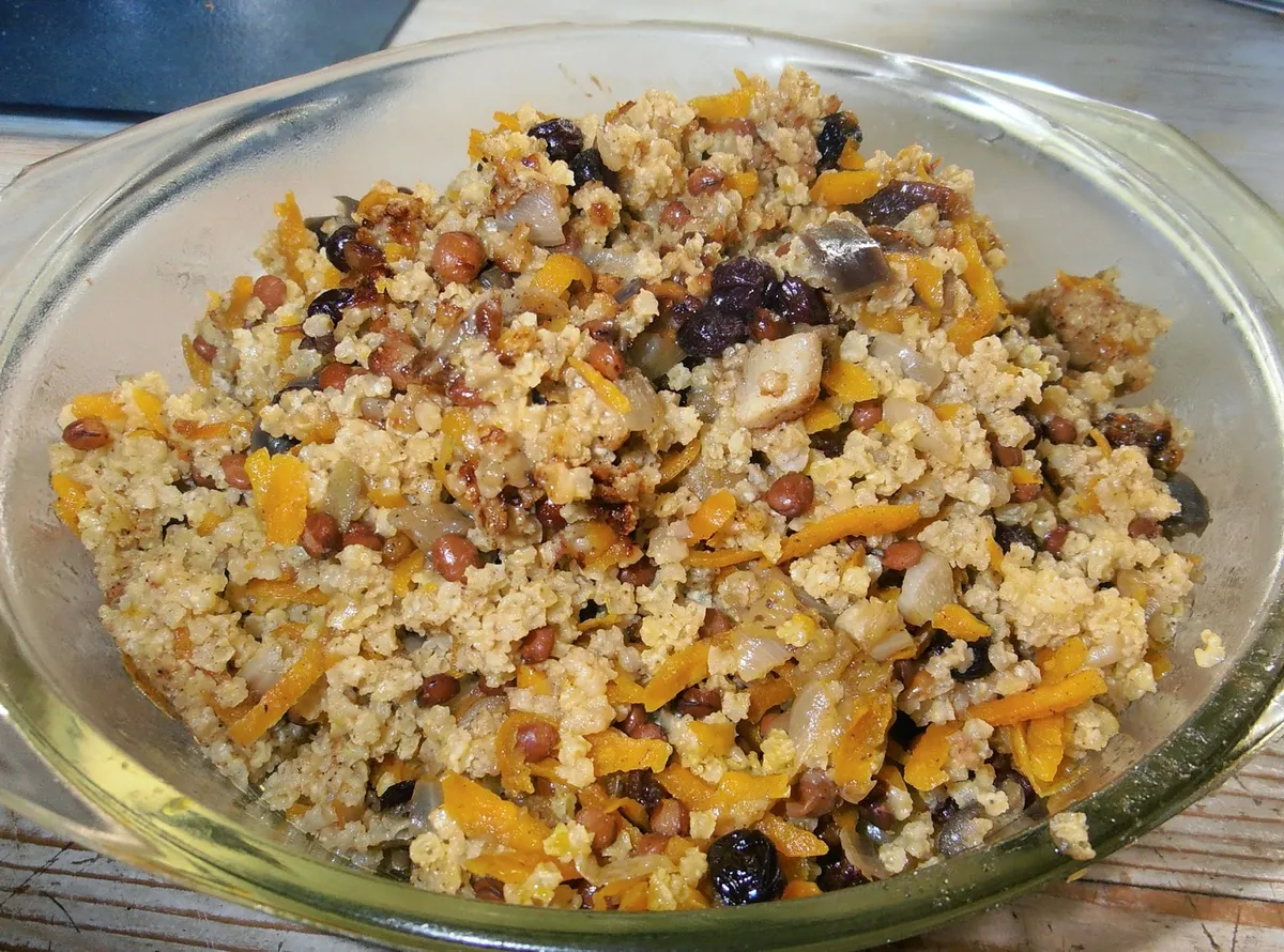 Snack de champiñones y tofu