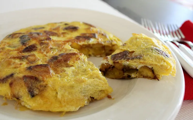 Tortilla de plátano