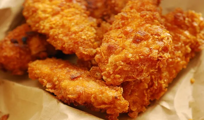 Trocitos de pollo al horno