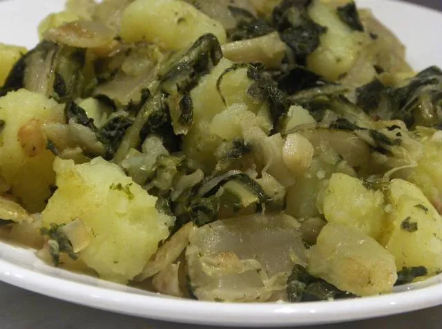 Mixto de acelgas con papas