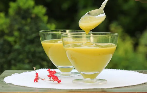 Crema helada de naranja