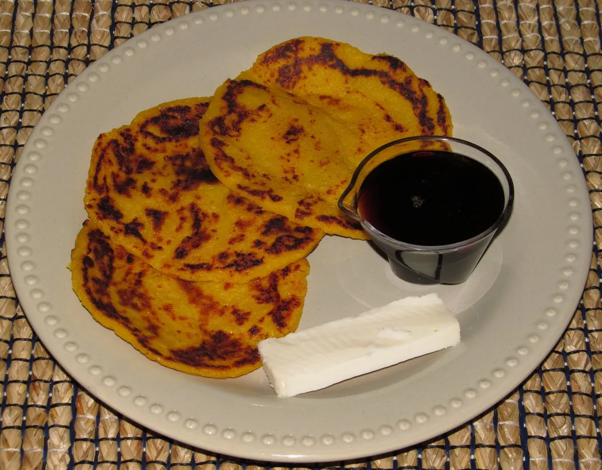 Snack de maiz y mozzarella