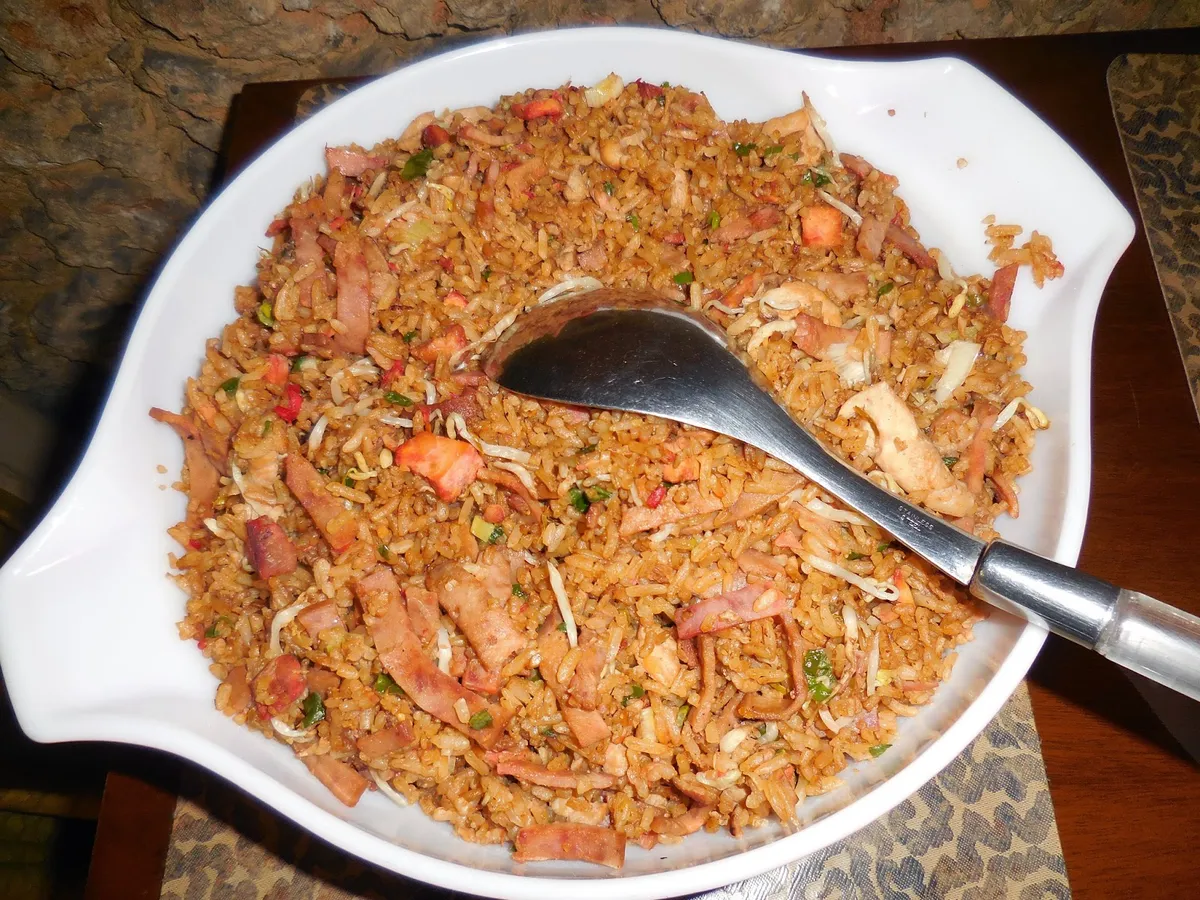 Arroz chino casero